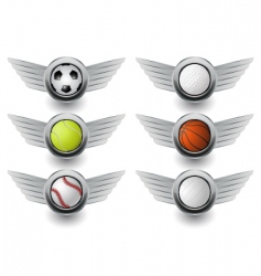 Sport icons vector image