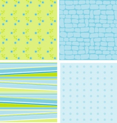 Scrapbook patterns for design vector vector image