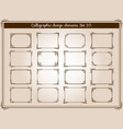 Decoration vintage flourish frames with Decoration vintage flourish frames with vector image