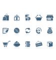 Shopping icons vector image