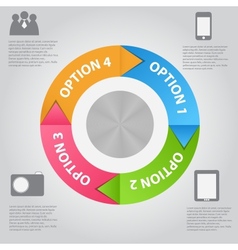 Infographic template business vector image