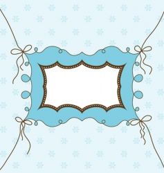 Card template vector image