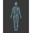 Science the person vector image