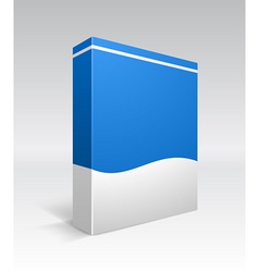 Blank box vector image