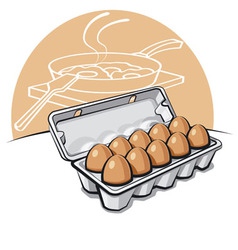 Eggs vector image