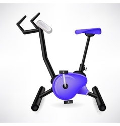 exercise bike vector image