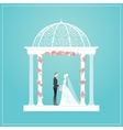 Wedding arch vector image