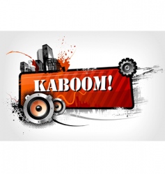 Urban grunge banner vector image