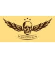 Skull with Wings Skull with Wings vector image