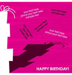 Greeting card vector image
