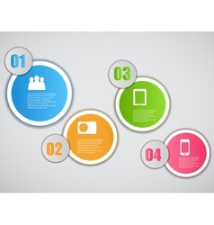 Infographic template business vector image