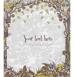 Frame decorative vector image