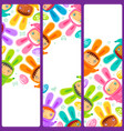 Easter banner with egg hunting rabbit children Easter banner with egg hunting rabbit children vector image