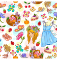 Early summer pattern vector image