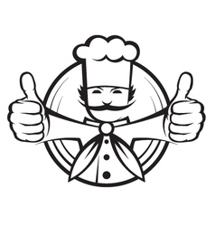 Chef vector image