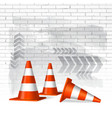 Under construction concept background vector image