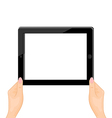 Computer tablet vector image