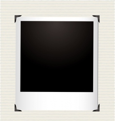 Polaroid photo vector image