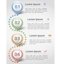 Infographics Design Template vector image