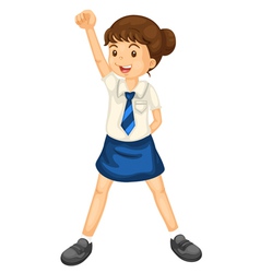 Girl vector image