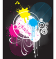 Decorative grunge vector image