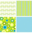 Scrapbook patterns for design vector vector image