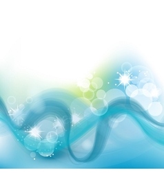 Abstract water waves vector image