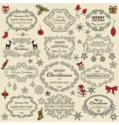 Set of design elements vector image
