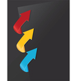 Arrow set vector image
