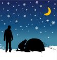 Camping vector image