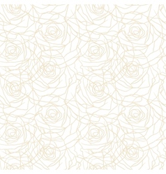 Floral background with roses seamless pattern vector image