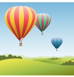 Hot Air Balloons Hot Air Balloons vector image