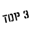 Top 3 rubber stamp vector image