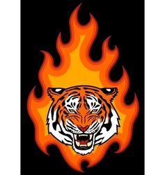 Tribal fire vector image