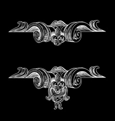 Decorative Vintage Ornate Banner vector image
