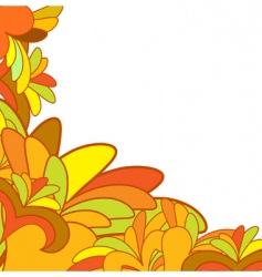 Floral background vector image
