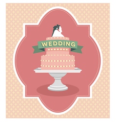 Wedding Cake vector image