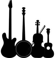 Instruments Black vector image