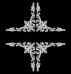 Decorative Vintage Ornate Banner vector image