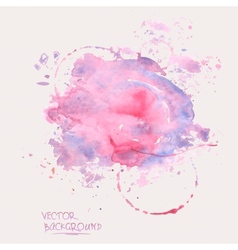 Watercolor abstract background vector image