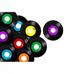 Vinyl record background Vinyl record background vector image