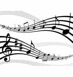 Musical background vector image