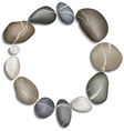 Circle of twelve pebbles vector image
