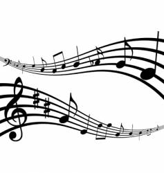 Musical background vector image
