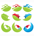 Homes and houses vector image