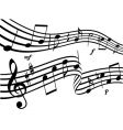 Musical background vector image
