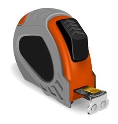 Photorealistic tape measure Photorealistic tape measure vector image