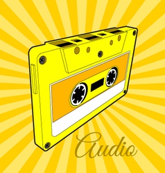 Audio Cassette Tape Audio Cassette Tape vector image