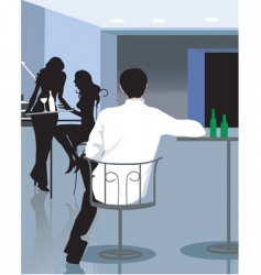 Classy club vector image