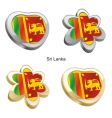 Flag of Sri lanka vector image